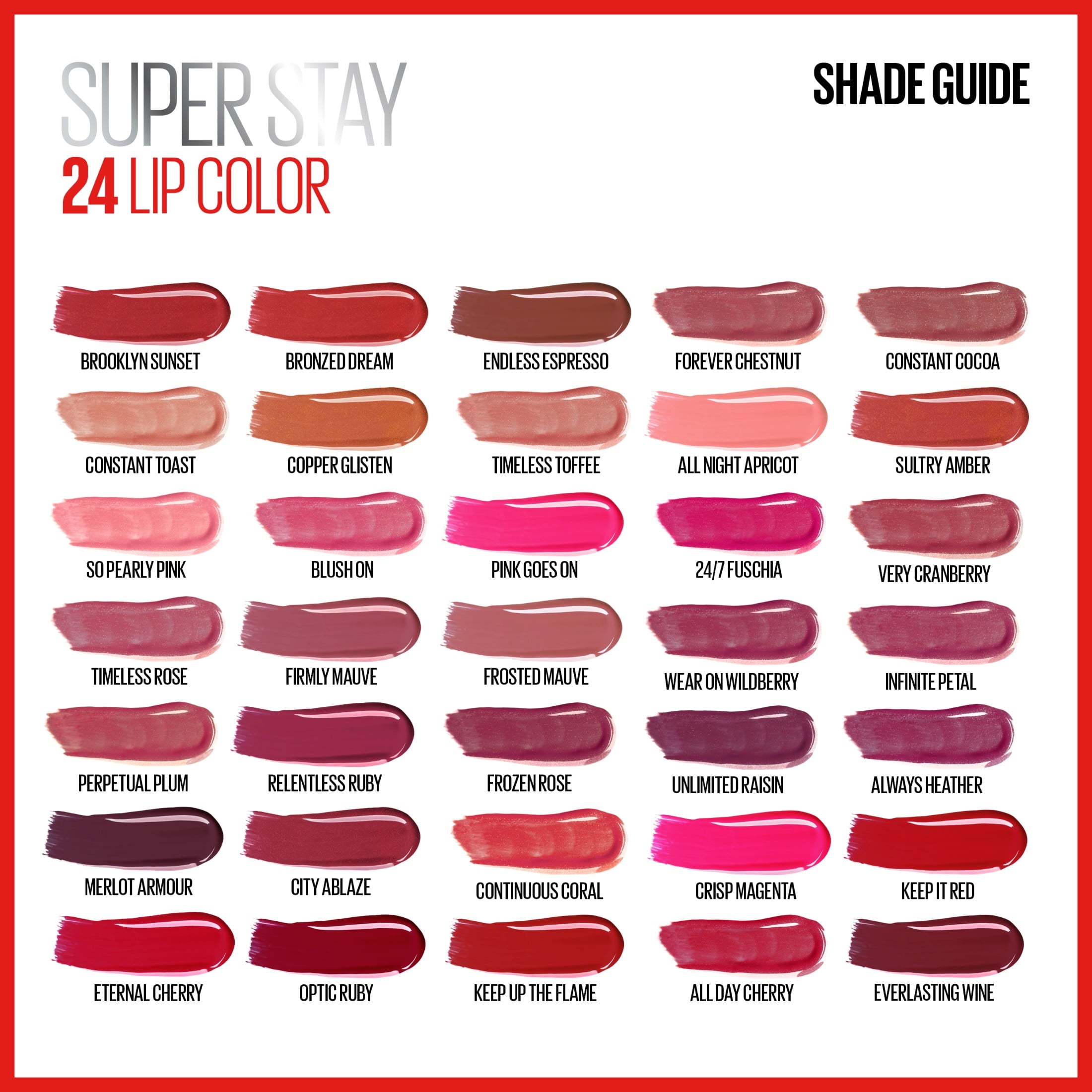 Maybelline SuperStay 24 2-Step Liquid Lipstick, Keep It Red