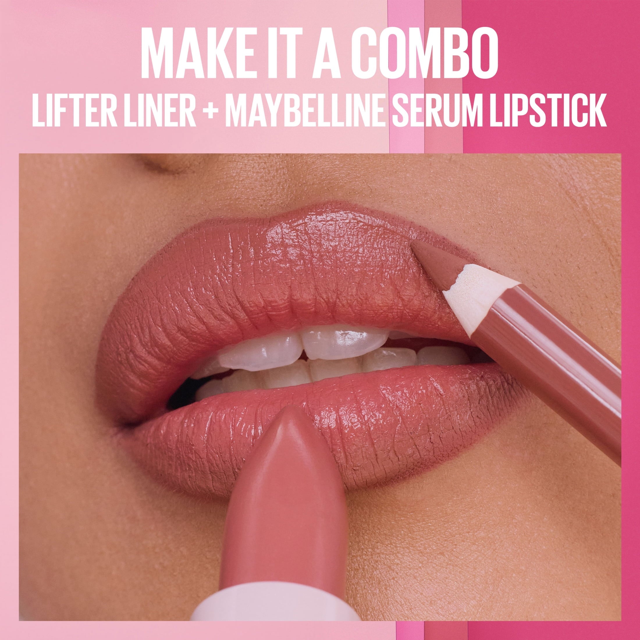 Maybelline Serum Lipstick, Matte Finish, Oil-Blend and Hyaluronic Acid, 008 'Scuse Me, 0.12 oz