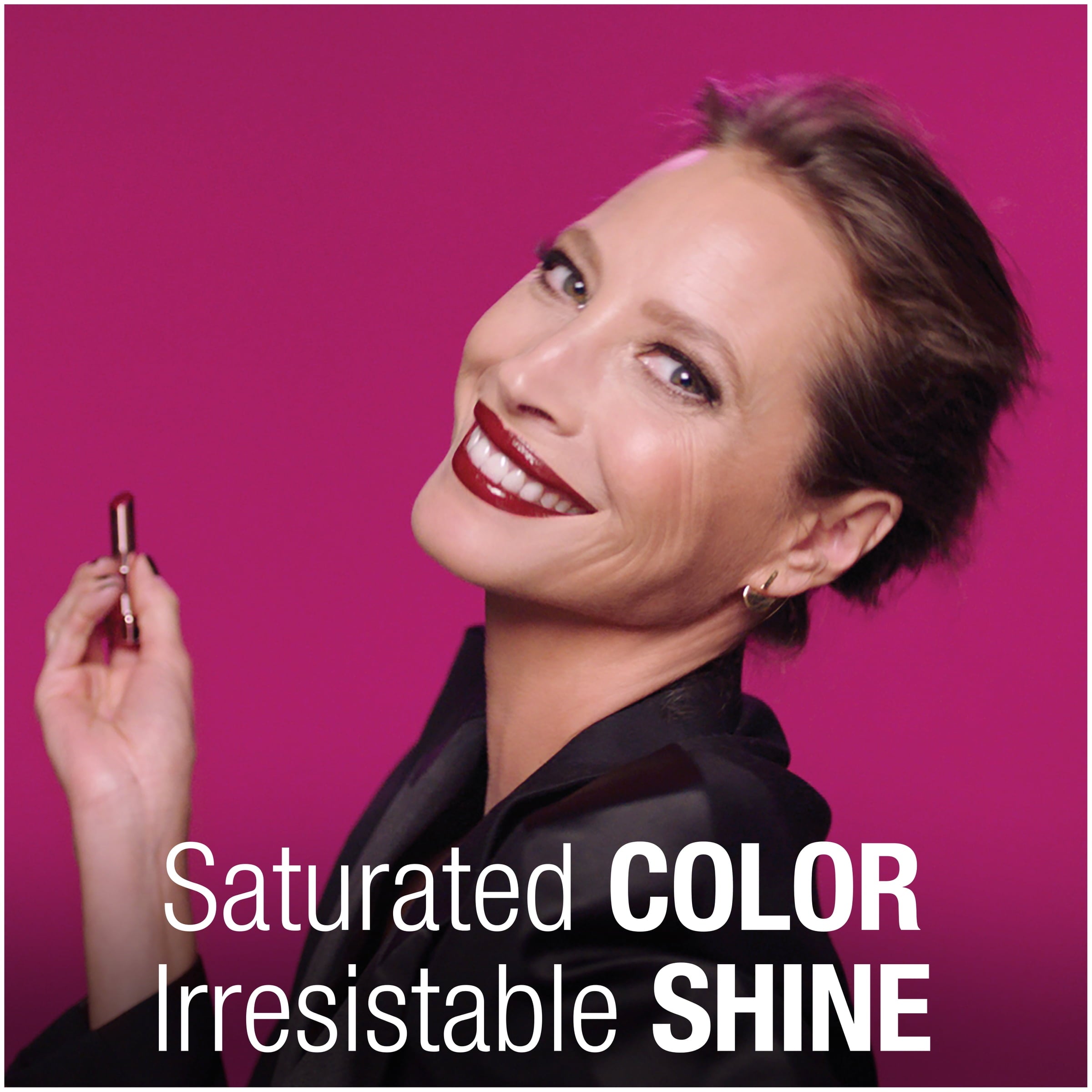 Maybelline New York Color Sensational Shine Compulsion Lipstick Makeup, Spicy Sangria, 0.1 Ounce