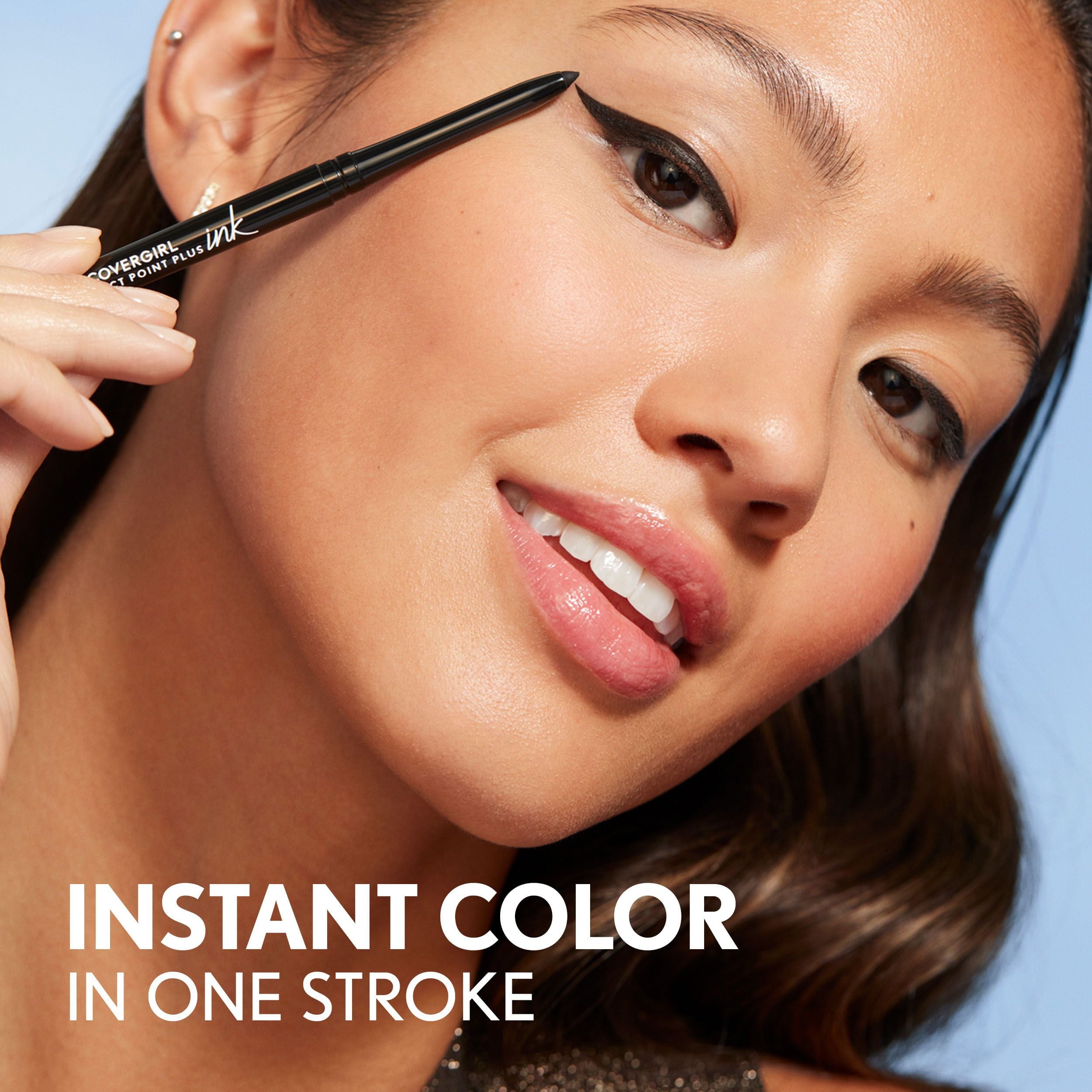 COVERGIRL Perfect Point Plus Ink Eyeliner, 280 Shimmering Brown, 0.01 oz