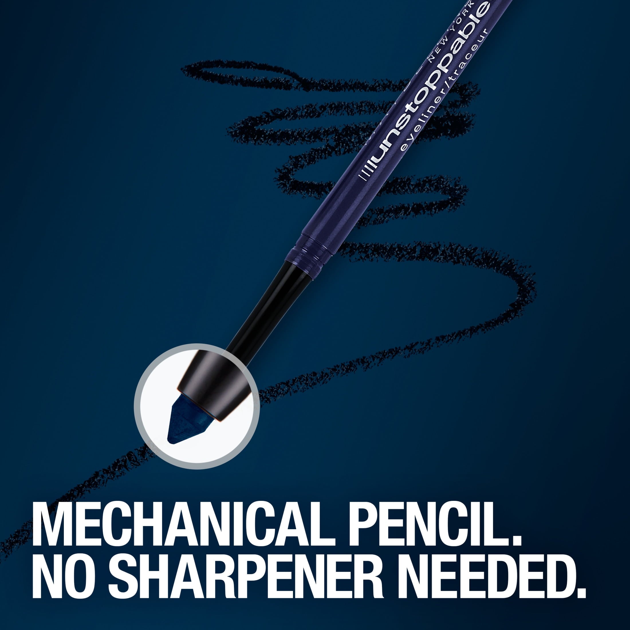 Maybelline Unstoppable Waterproof Eyeliner, Onyx, 2 Pack