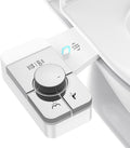 Vestomeli Upgrade Bidet Attachment for Toilet Seat, Adjustable Angle Dual Nozzle, Self-Cleaning, Non-Electric Bidet Attachmen