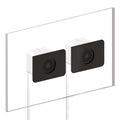 WYZE Window Camera 2 Pack, WiFi Indoor HD Home Security Camera, Upgraded Color Night Vision, Anti-Glare, AI-Powered Motion De