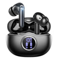 Fhumsh Wireless Earbuds, Bluetooth 5.3 Headphones HiFi Stereo 50H Playback LED Digital Display Ear Buds with ENC Noise Cancel