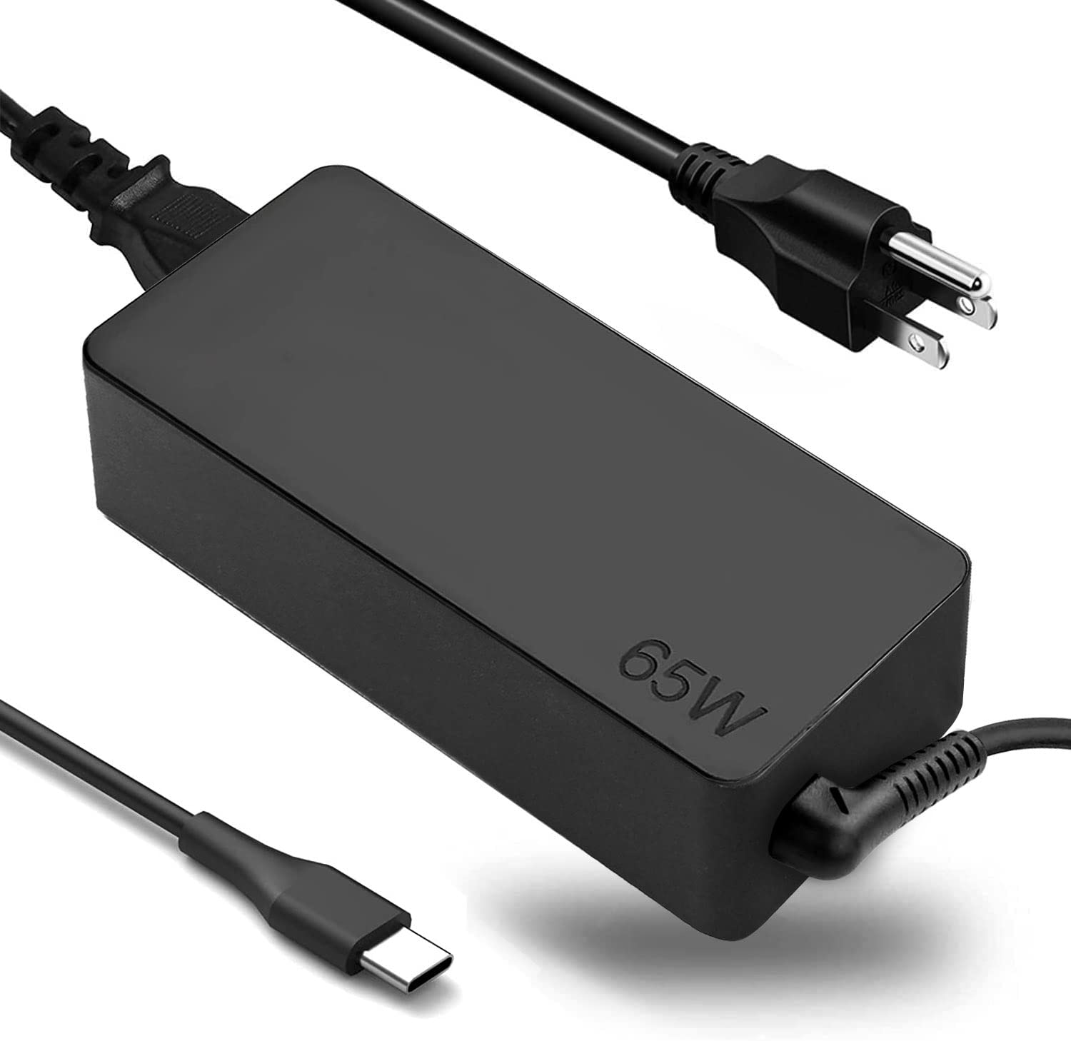 Fepprry 65W USB C Laptop Charger Compatible with Lenovo Thinkpad/Yoga/Chromebook, ADLX65YDC2A Replacement for Lenovo Laptop C