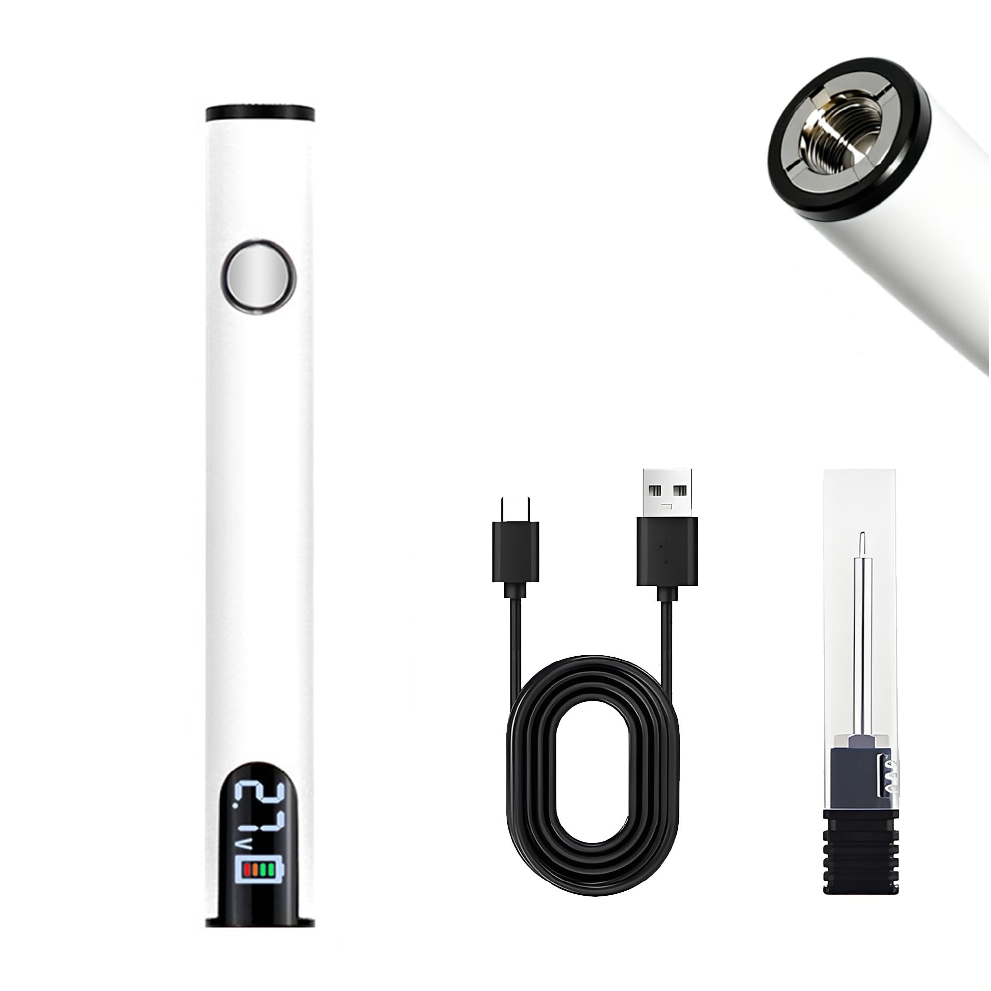 ITSTUVRH 2026 Rechargeable Thread Burner Kit with Digital LCD Screen for Intelligent Temperature Control,Burning Pen with Thr