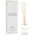 Sweet Water Decor Salt & Sea Reed Diffuser Set - Sea Salt Citrus & Musk Amber Scent Diffuser - Reed Diffusers for Home with L