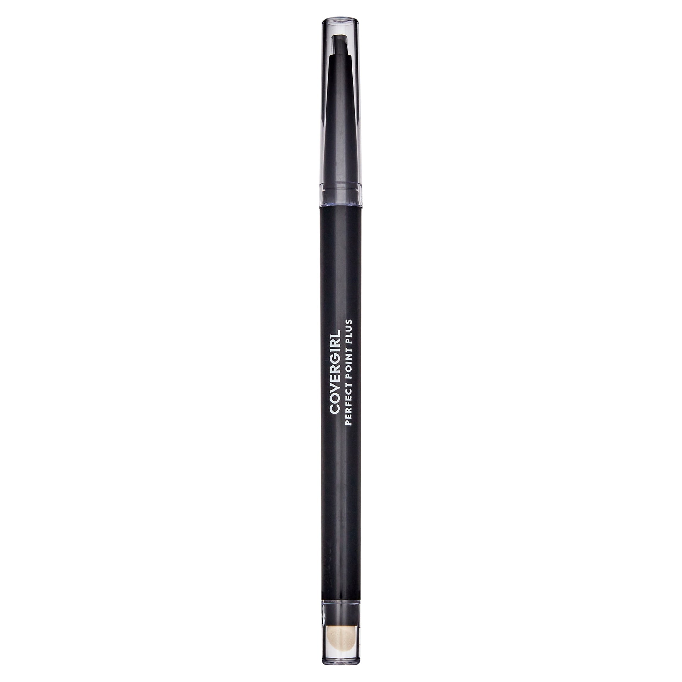 (2 pack) COVERGIRL Perfect Point Plus Eyeliner Pencil, Black Onyx Pack of 1, Long-Lasting, Versatile Black Eyeliner, Soft Smudging Tip, No Sharpening Needed