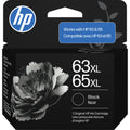 HP 63XL/65XL Black High-Yield Ink Cartridge (Replaces and Works with Both 63XL & 65XL) | Works with AMP; DeskJet 1100, 2100,