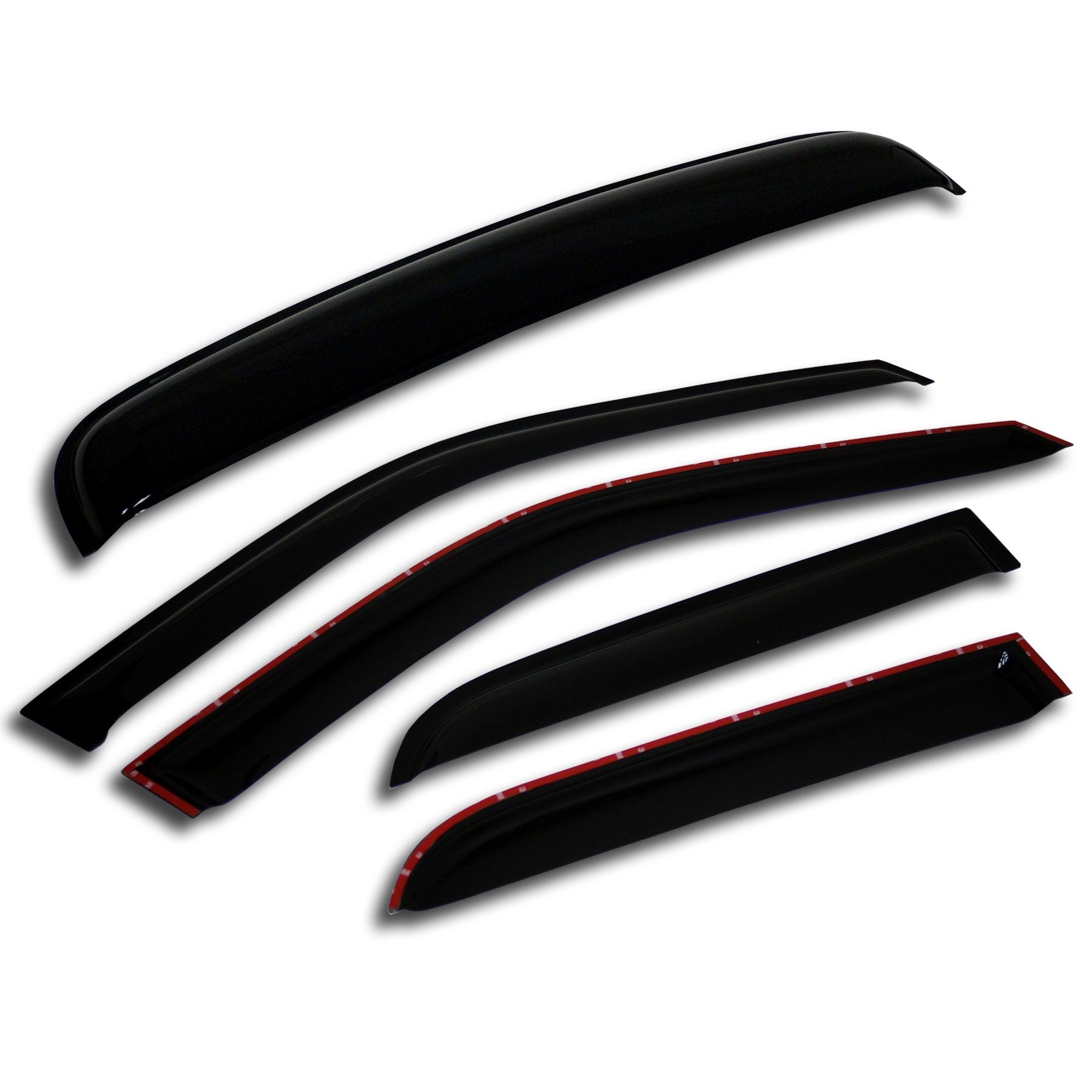 Car Rain Guard & Sunroof | Outside Mount Window Visor Side Deflectors | Waterproof Sunroof Cover Rain Shields Compatible with