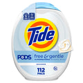 Tide PODS Free & Gentle Laundry Detergent Soap Pacs, 112 Count, Tide PODS Laundry Detergent, Laundry Detergent Pacs, Laundry