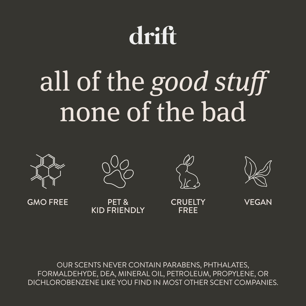 Drift Car Air Freshener - The Original Wood Air Freshener - Car Odor Eliminator - Long Lasting Scent - Metal Clip - Essential Oils - Clean Ingredients - Variety 3 Pack Refill - NO CLIP INCLUDED