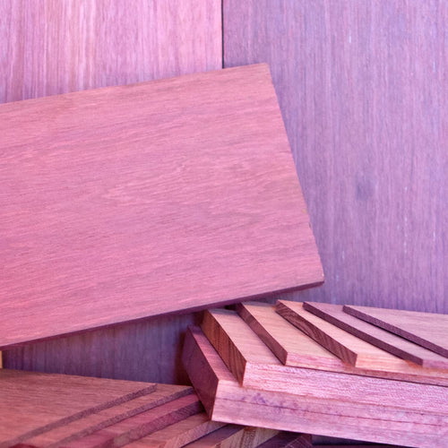 1/4” x 6” x 24” Purple Heart Solid Hardwood Unfinished for Crafts, DYI, Scroll Saw, Woodworking and Laser Engraving (1pc)