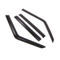 Window Visor Compatible with 1989-1998 Suzuki Sidekick, DGWV2-403-2 Outside Mount Deflector Rain Guard Dark Smoke, 4 Pcs Set