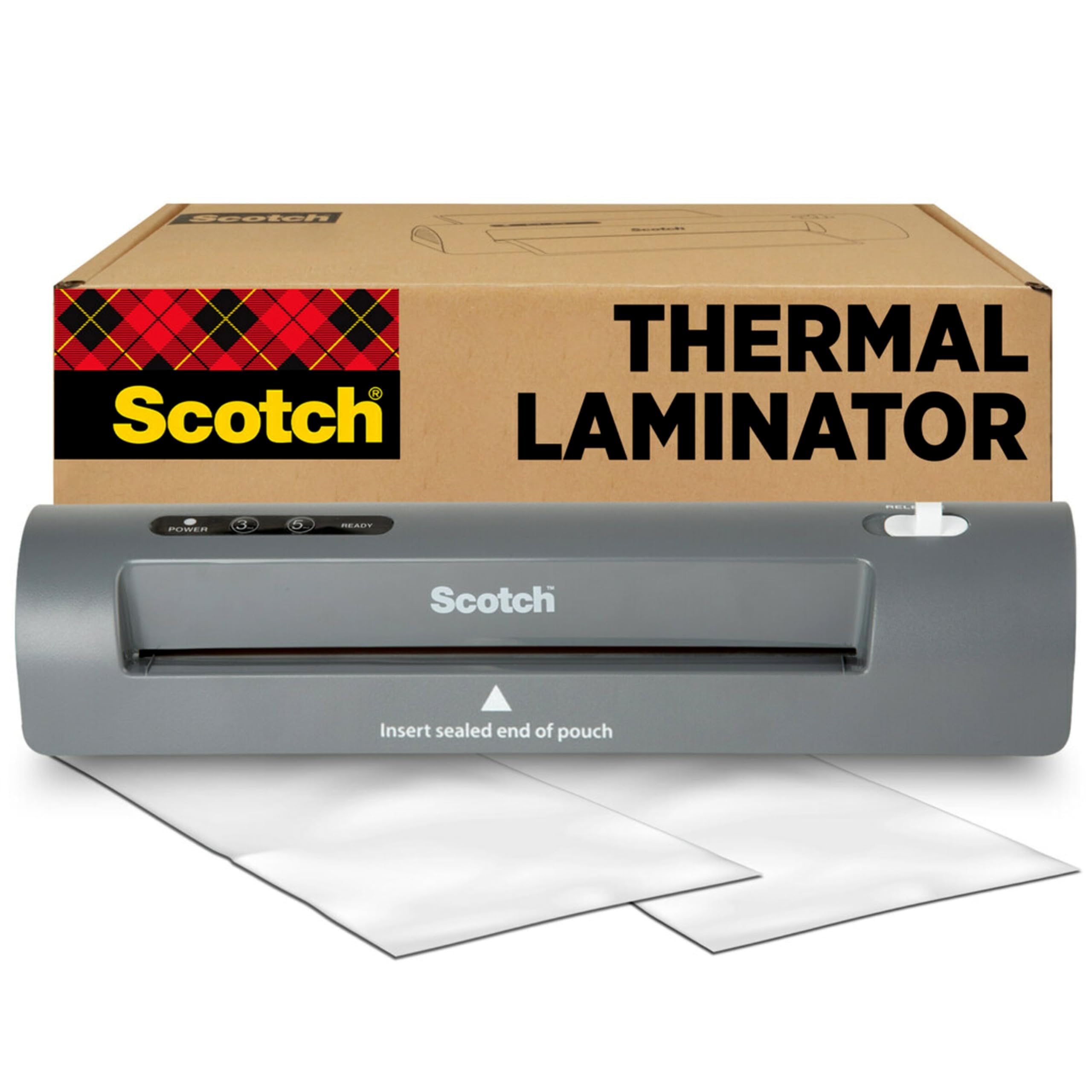 Scotch Thermal Laminator, 2 Roller System for a Professional Finish, Use for Home, Office or School, Suitable for use with Ph