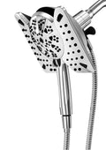 Shower Head with Handheld High Pressure, Rain Shower Head with Fixed Showerhead and 9 Sprays Handheld Shower, Detachable 2-IN