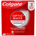 Colgate Optic White Advanced Hydrogen Peroxide Toothpaste, Teeth Whitening Toothpaste Pack, Enamel-Safe Formula, Helps Remove