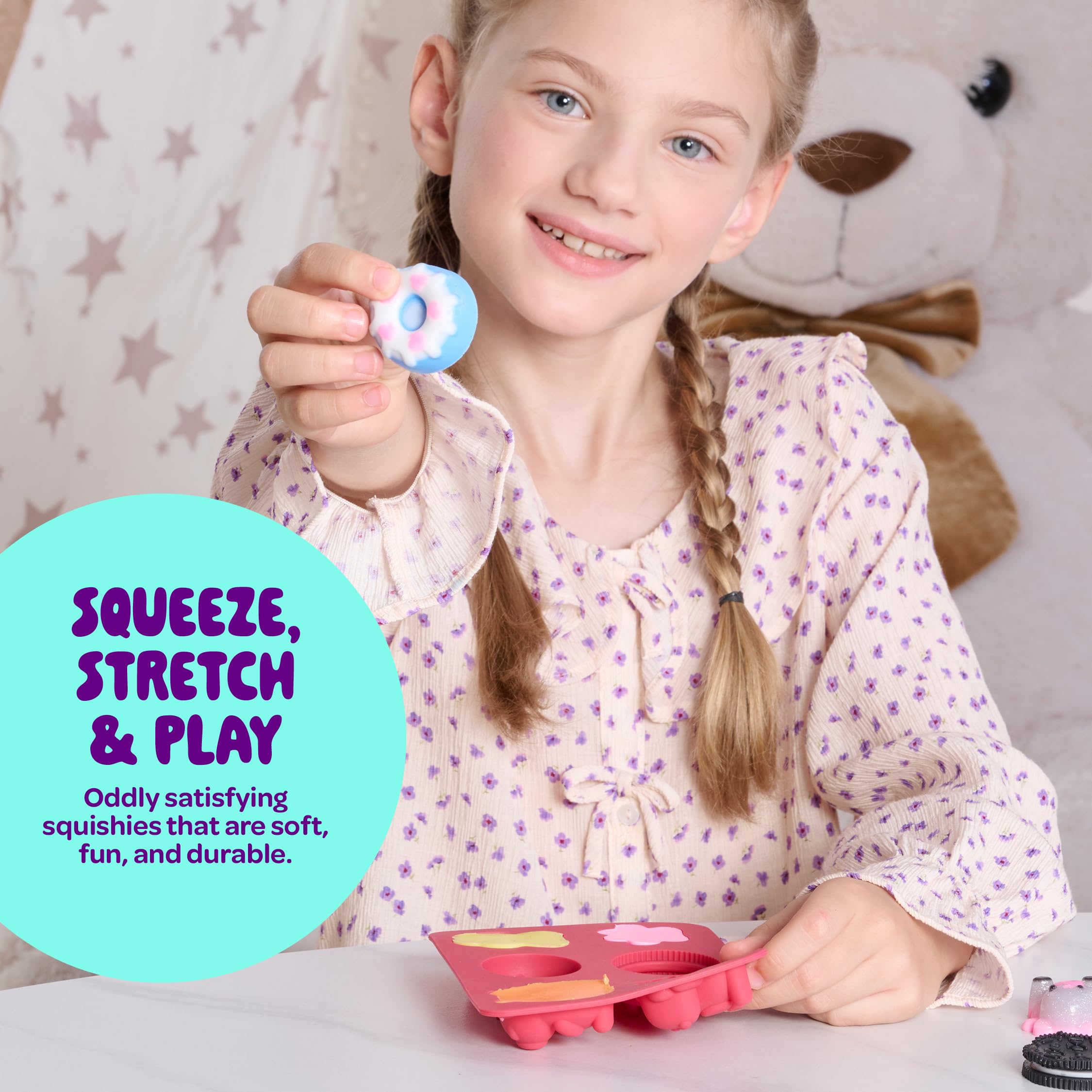 Taba Squishy Making Kit for Kids - Gifts for Girls - Kids Crafts - 6 7 8 9 10 11 12 Year Old Girl Birthday Gift - Squishies Craft Kits - Arts and Crafts for Kid for 8-12 - Toys for Girls