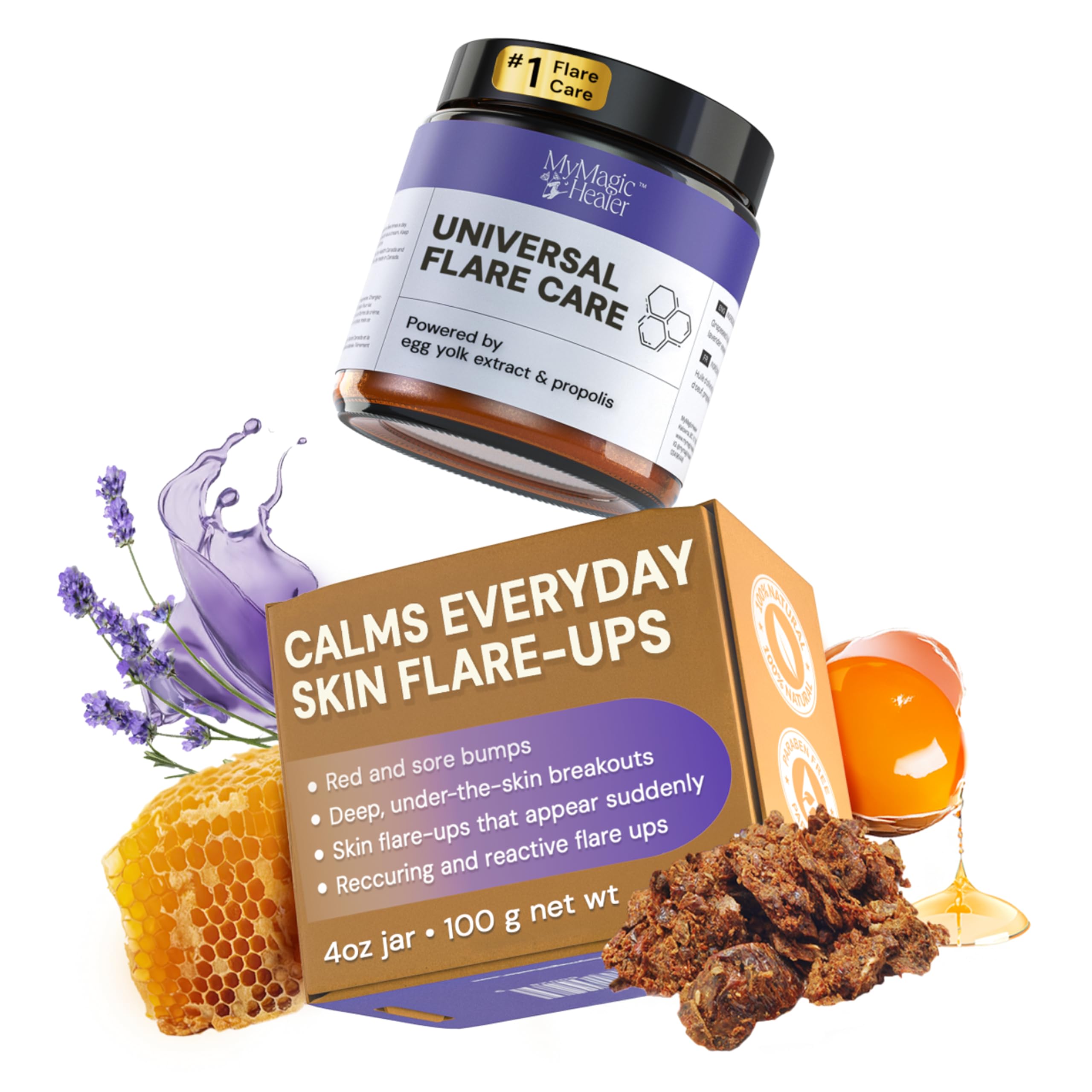 MyMagicHealer Universal Flare Care – Solution for Everyday Skin Flare-Ups | Drawing Salve for Boils & Cysts, Hidradenitis Sup