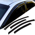 TuningPros WD-373 Tinted Smoke Out-Channel Window Visor Deflector Rain Guard 4-pc Set