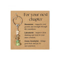 Sensemory Retirement Gift For Woman Keychain, Coworker Leaving Gifts For Teacher, Nurse, Daughter Graduation, College Gift, F