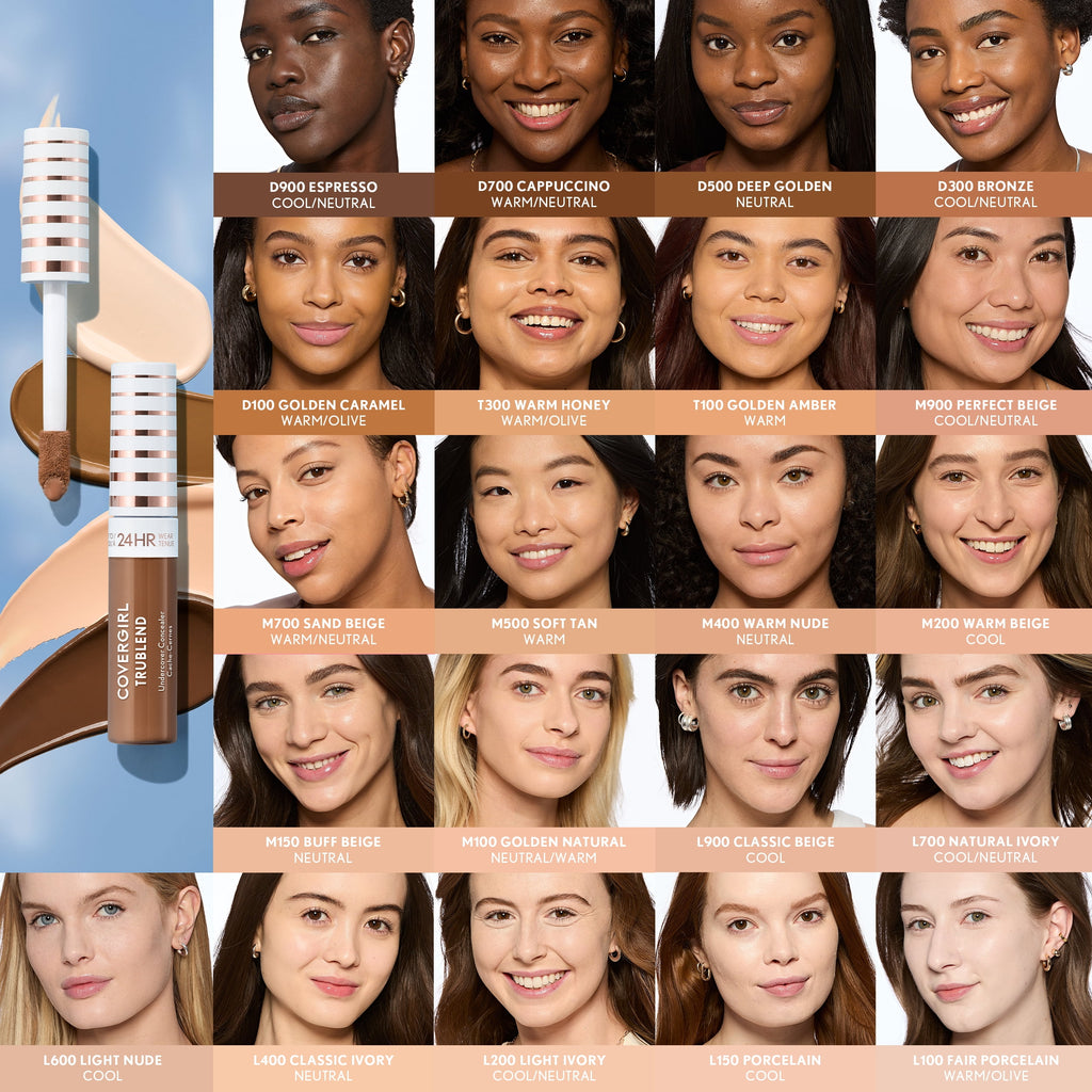 COVERGIRL TruBlend Undercover Concealer, Classic Ivory, 0.33 oz (Packaging May Vary)