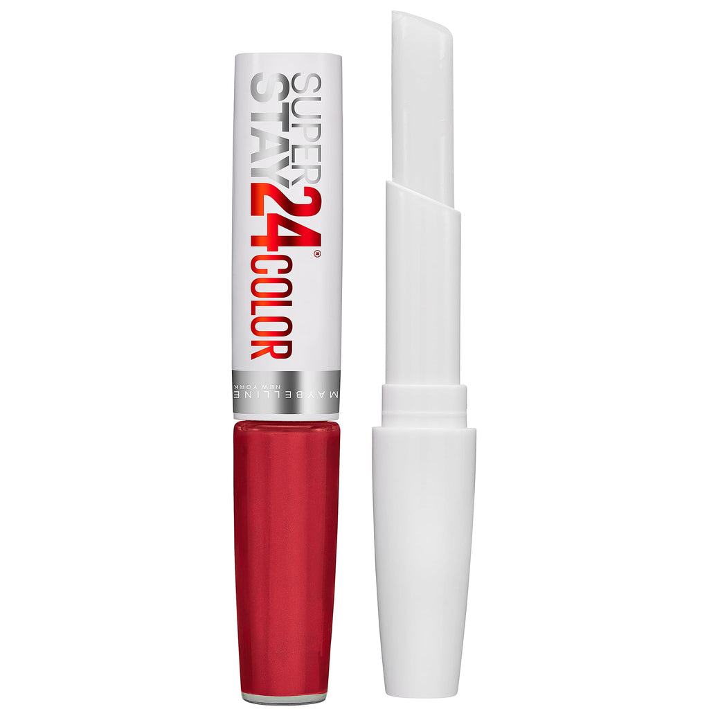 Maybelline SuperStay 24 2-Step Liquid Lipstick, Keep Up The Flame