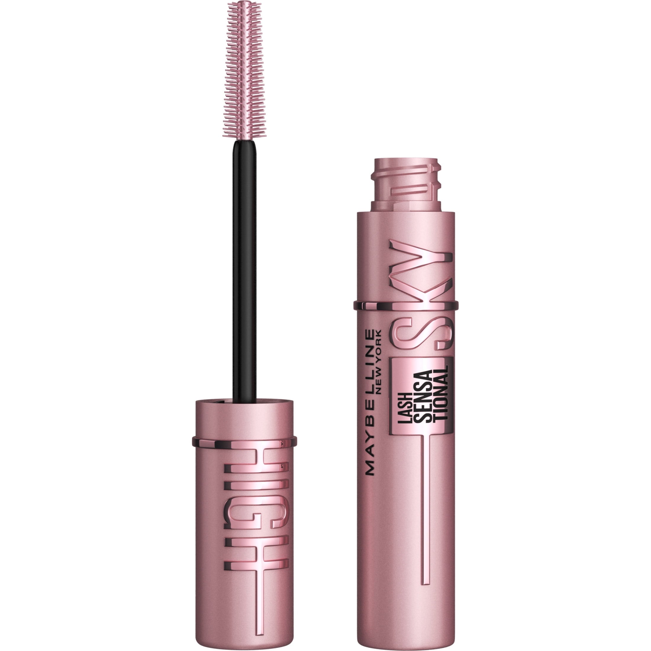 (2 pack) Maybelline Lash Sensational Sky High Washable Mascara, Blackest Black