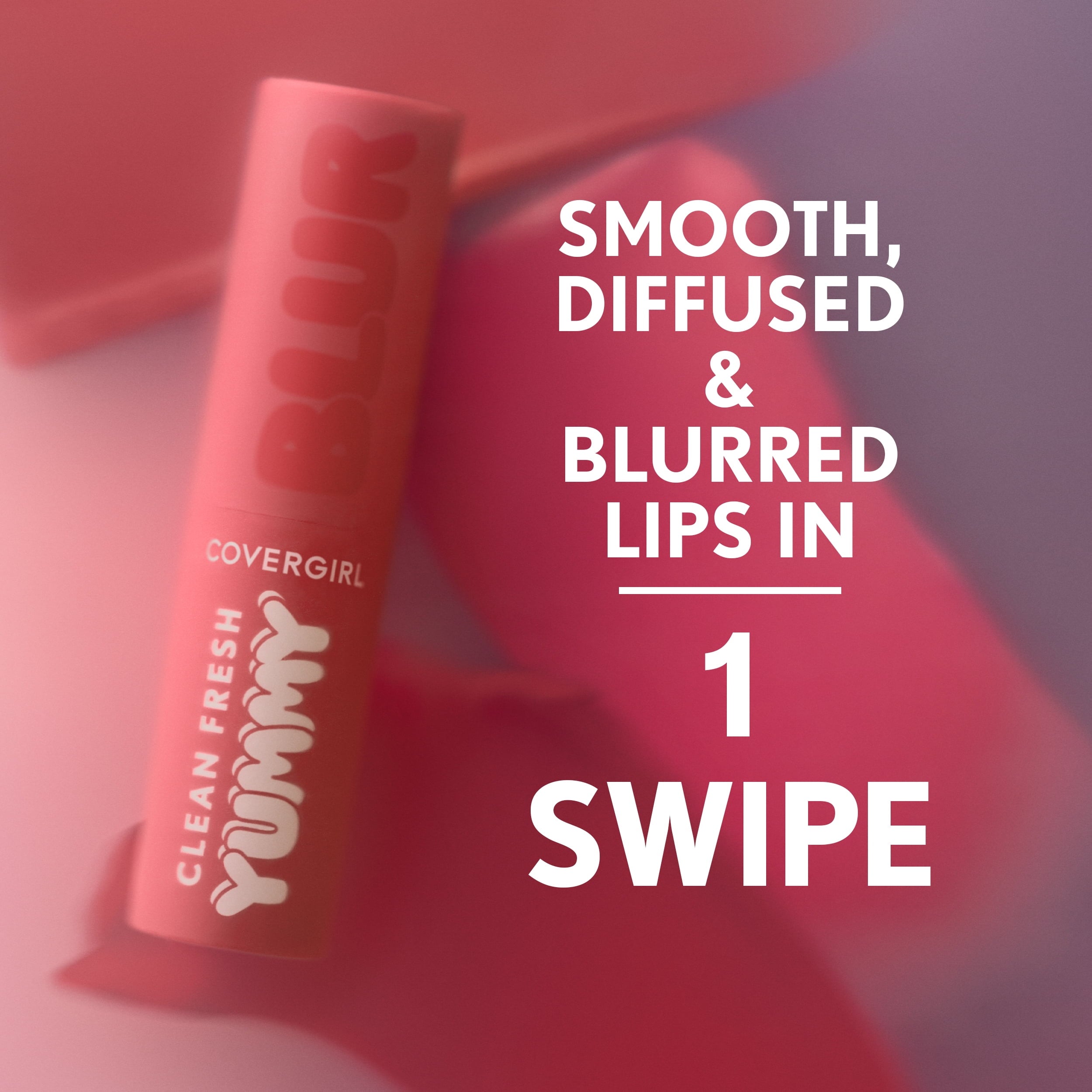 COVERGIRL Clean Fresh Yummy Blur Matte Lipstick, 140 Into The Blur, 0.09 oz