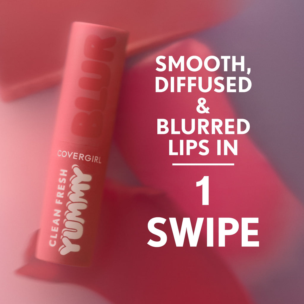 COVERGIRL Clean Fresh Yummy Blur Matte Lipstick, 160 Can't Remem-blur, 0.09 oz