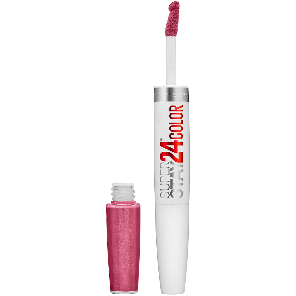Maybelline SuperStay 24 2-Step Liquid Lipstick Makeup, Infinite Petal, 1 kit
