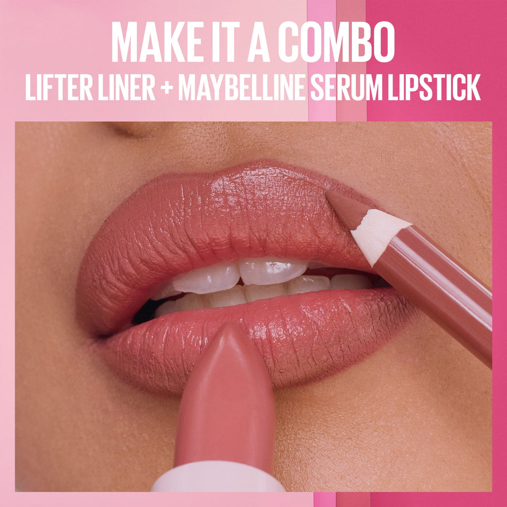 Maybelline Serum Lipstick, Satin Finish, Oil-Blend and Hyaluronic Acid, 102 Out 'Til 4, 0.12 oz