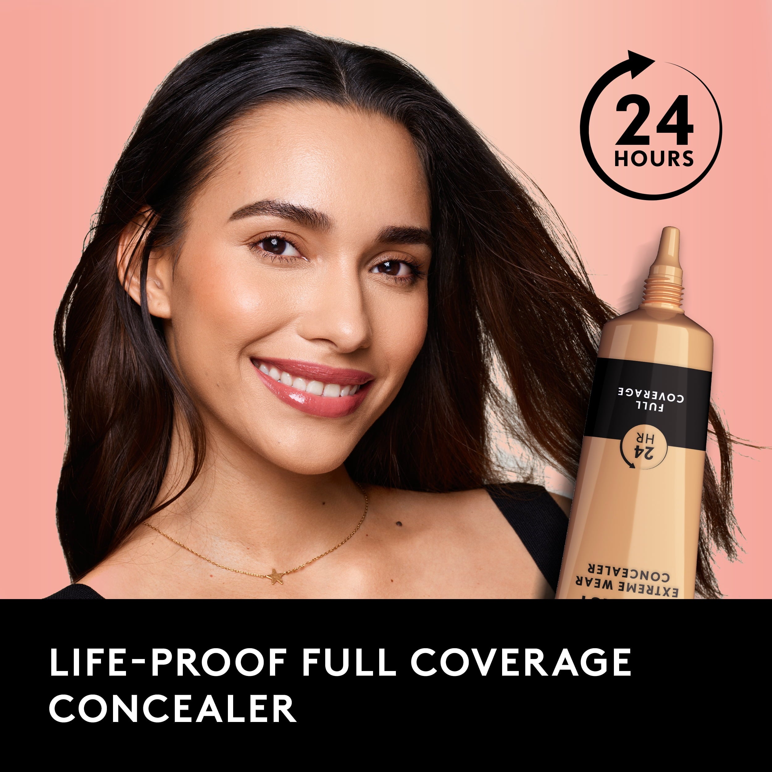 COVERGIRL Outlast Extreme Wear Concealer, Creamy Natural, .3 fl oz, Full Coverage, All Day Wear