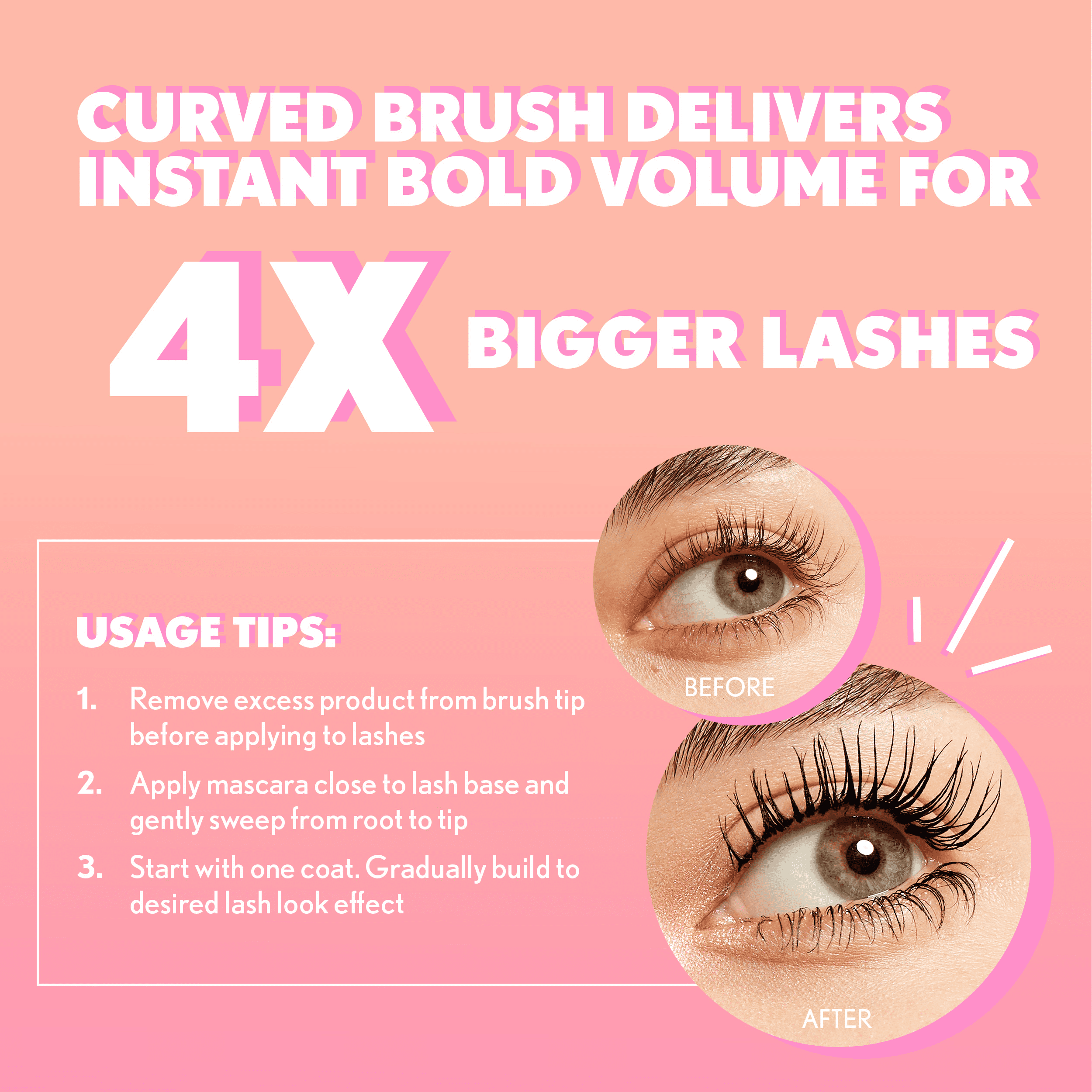 COVERGIRL Eye Enhancer 3D Mascara, 800 Intense Black, 0.30 fl oz