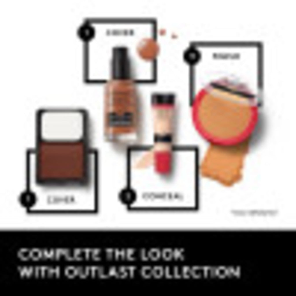 COVERGIRL Outlast Extreme Wear Pressed Powder, Face Powder, Natural, 0.38 fl oz