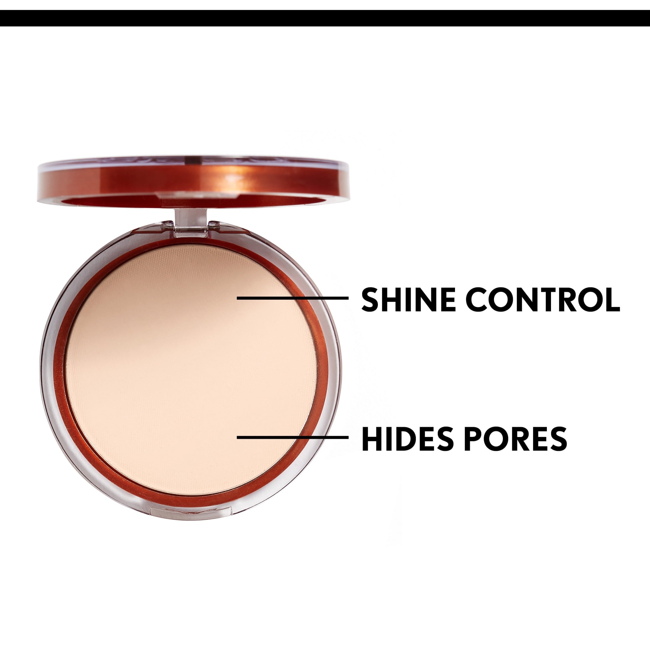 COVERGIRL Clean Pressed Powder, 125 Buff Beige, 0.39 oz, Lasting Setting Powder, Shine-Free Formula