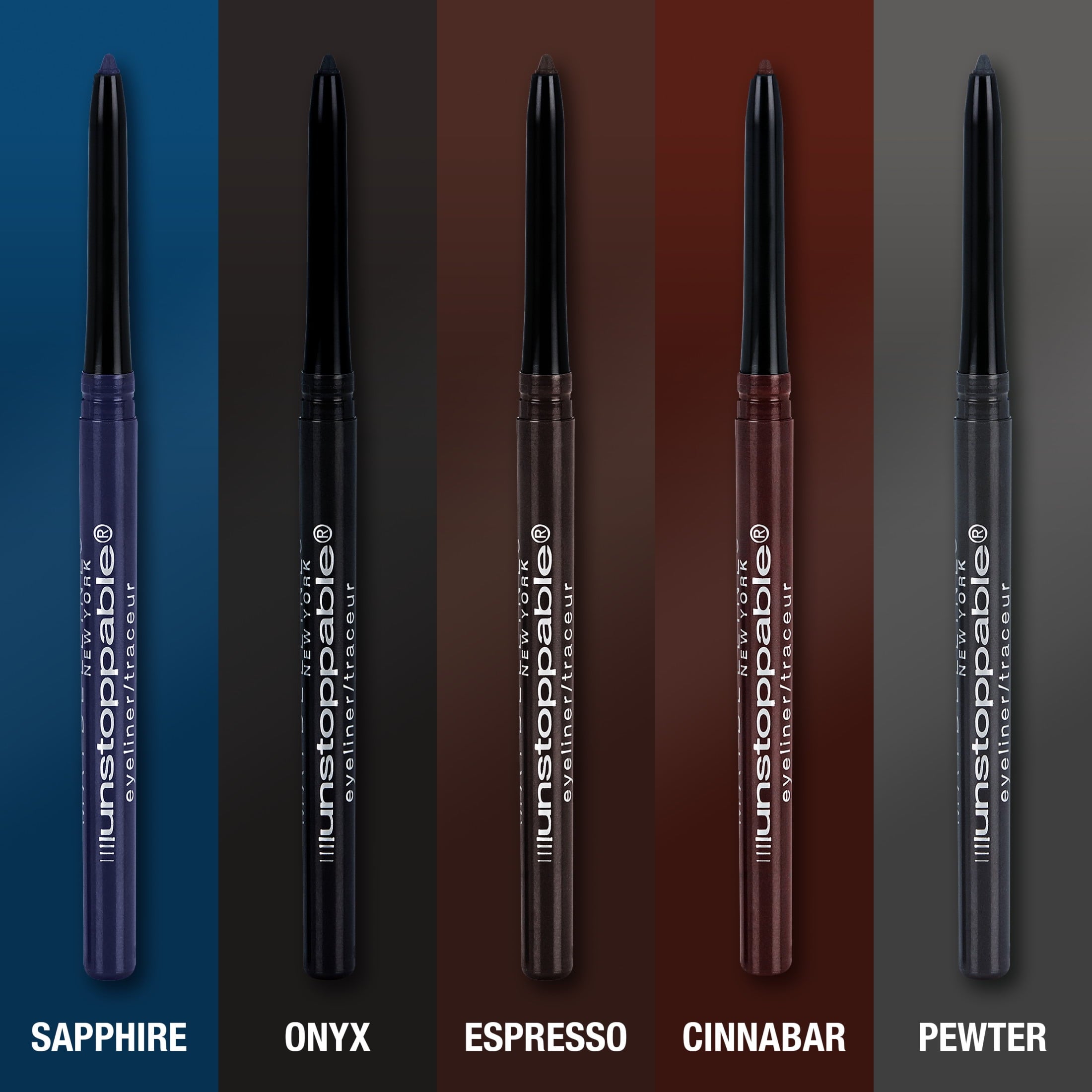 Maybelline New York Unstoppable Waterproof Mechanical Black Eyeliner, Onyx, 1 Count