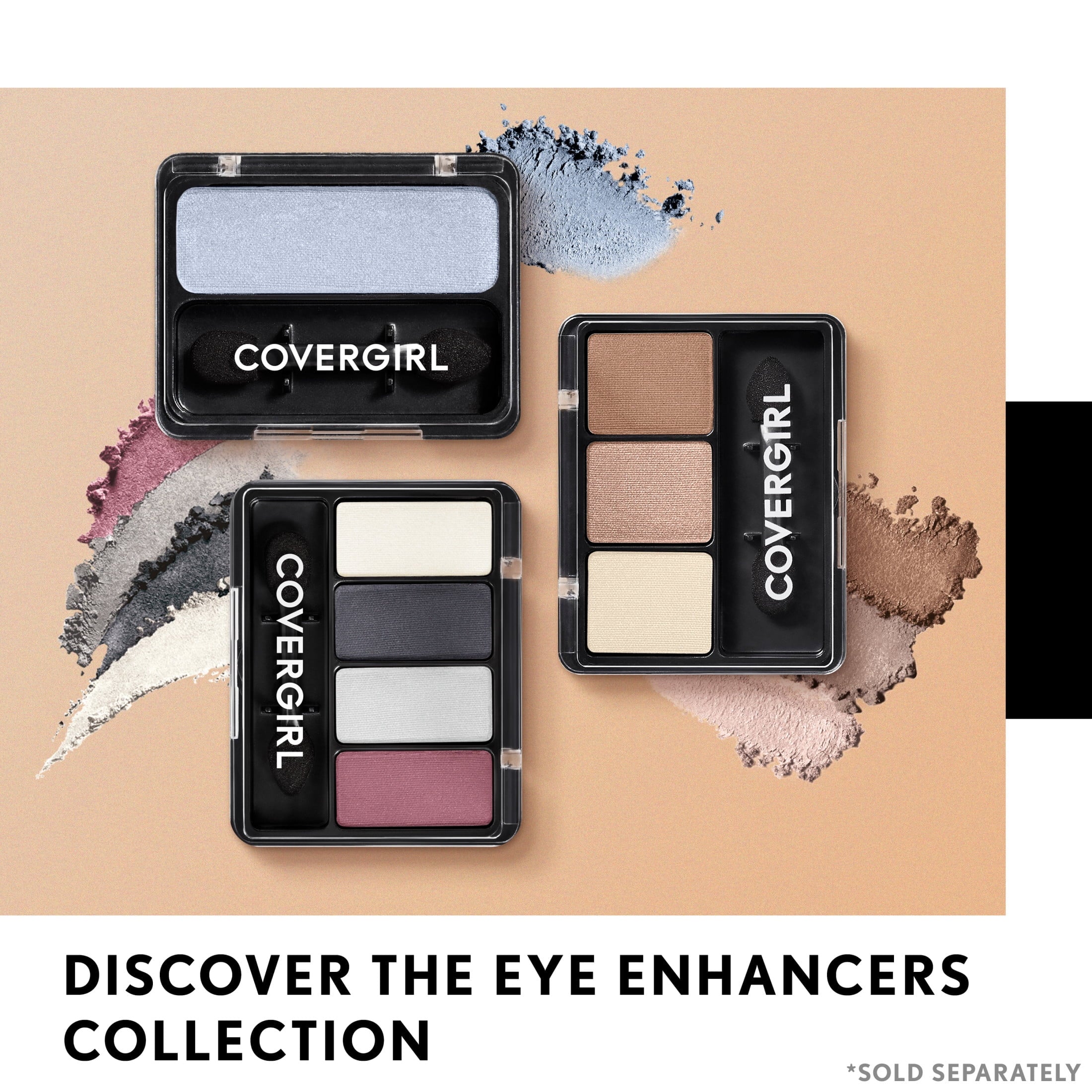 COVERGIRL Eye Enhancers 3-Kit Eyeshadow, Sweet Escape