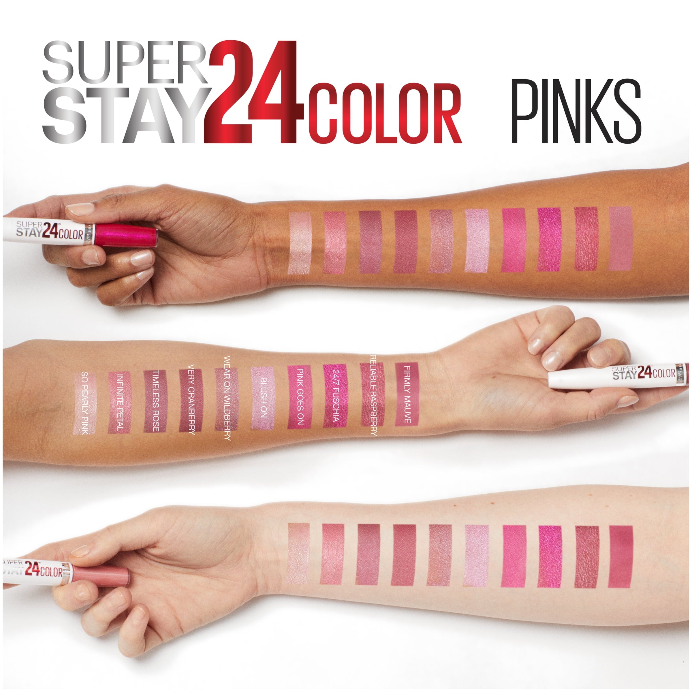 (2 pack) Maybelline SuperStay 24 2-Step Liquid Lipstick, Very Cranberry