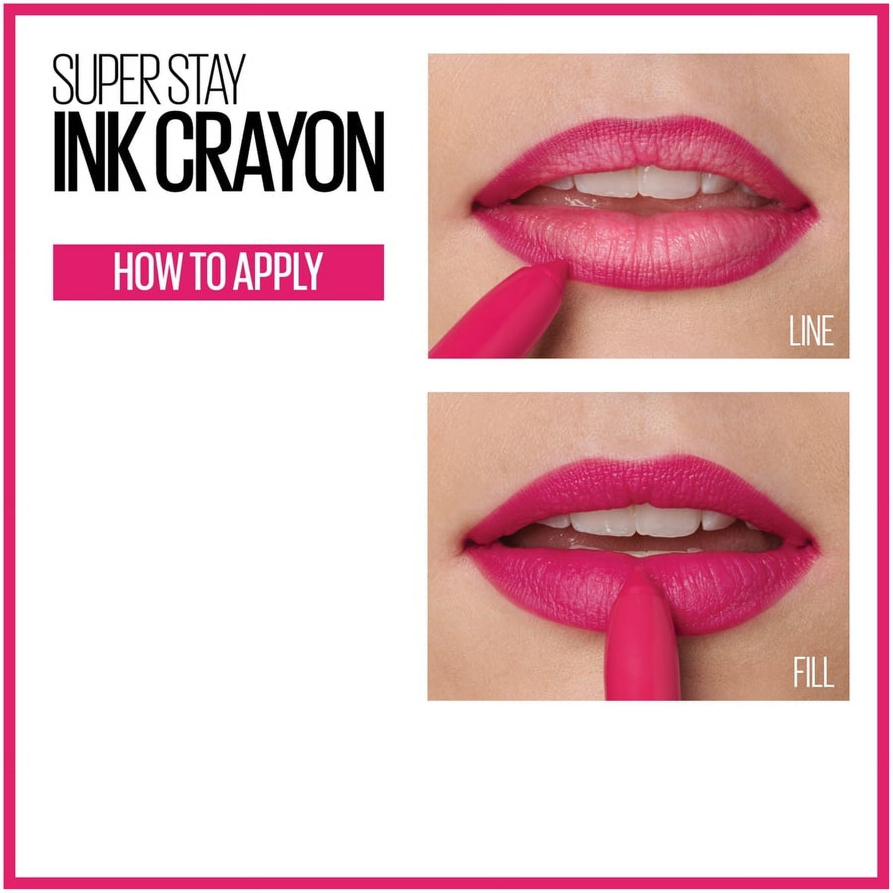 (2 pack) Maybelline SuperStay Ink Crayon Matte Lipstick, Own Your Empire