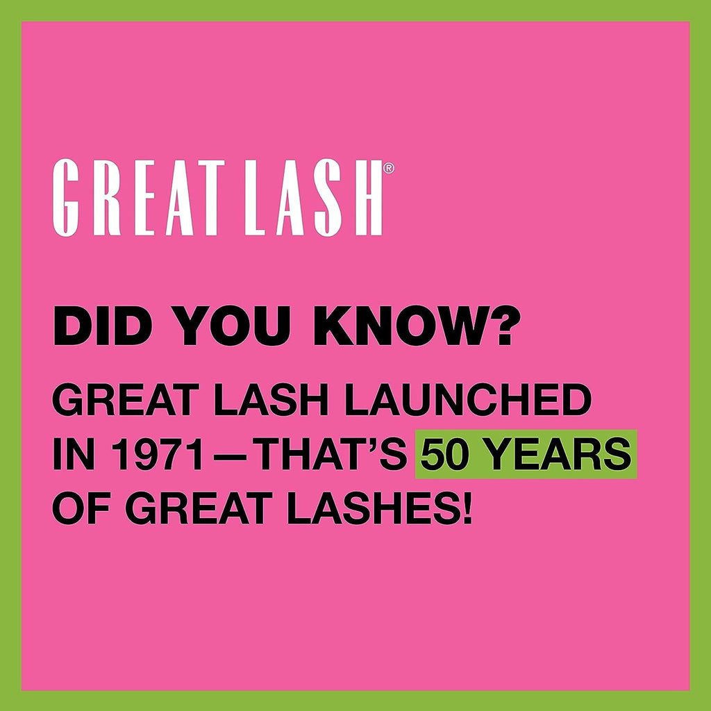 Maybelline Great Lash Waterproof Mascara Makeup, Volumizing Lash-Doubling Formula That Conditions As It Thickens, Very Black, 2 Count